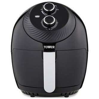 Tower T17082 4L VORTX Single Zone Manual Air Fryer in Black