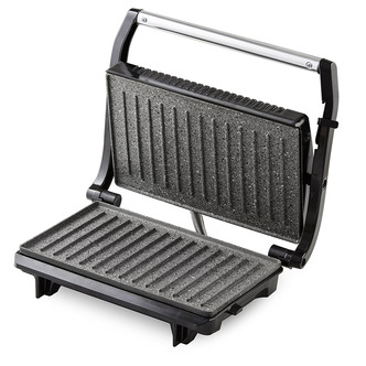Tower T27019 Panini Sandwich Press in Stainless Steel Black 700W