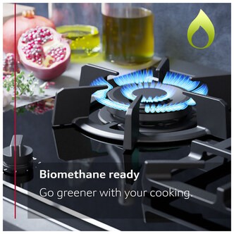 Neff T29TS79N0 N90 90cm 5 Burner Gas Hob in Stainless Steel Wok Burner
