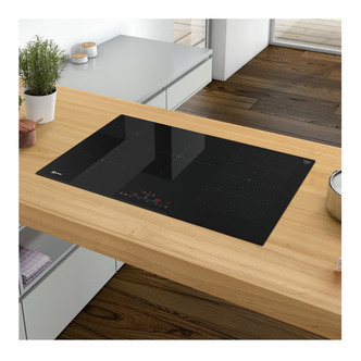 Neff T58FD20X0 Built In 80cm FlexInduction Hob in Black Glass