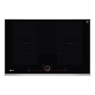 Neff T68TS6RN0 Built In 80cm FlexInduction Hob in Black Glass
