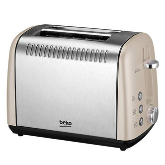 Beko TAM7211C 2 Slice Toaster in Cream
