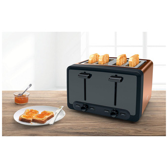 Bosch TAT4P449GB 4 Slice Toaster in Copper