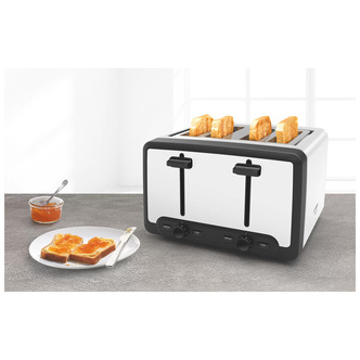 Bosch TAT5P441GB 4 Slice Toaster in White