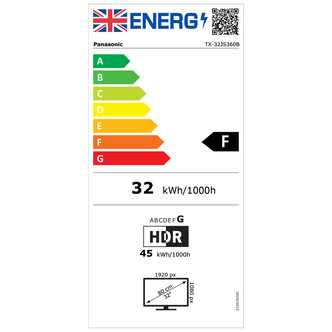 Panasonic TX 32JS360B 32 Full HD 1080p HDR Smart LED TV 600Hz Freeview