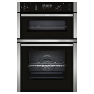 Neff U2ACM7HH0B N50 Built In Pyrolytic Double Electric Oven in Black