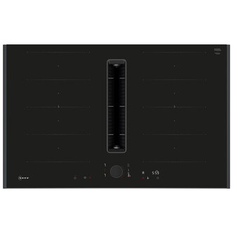 Neff V68AUX4C0 N90 80cm Induction Hob w. Integrated Ventilation Black