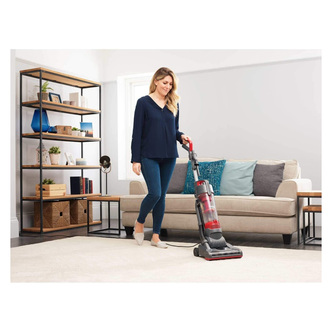 Beko VCS5125AR Bagless Upright Vacuum Cleaner in Grey and Red