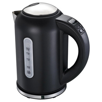 Linsar VT869BLACK Variable Temperature Jug Kettle in Black - 1.7L 3kW