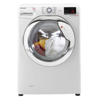 Hoover WDXOC686ACC Washer Dryer in White NFC 1600rpm 8kg/6kg A Rated