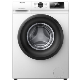 Hisense WFQP7012EVM Washing Machine in White 1200rpm 7Kg C Rated