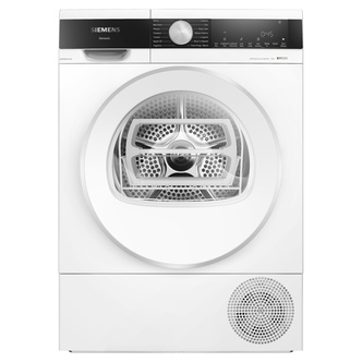 Siemens WQ45G202GB iQ500 9kg Heat Pump Condenser Dryer in White A+++ Rated
