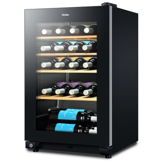 Haier WS30GA 50cm Freestanding Wine Cooler in Black 30 Bottle