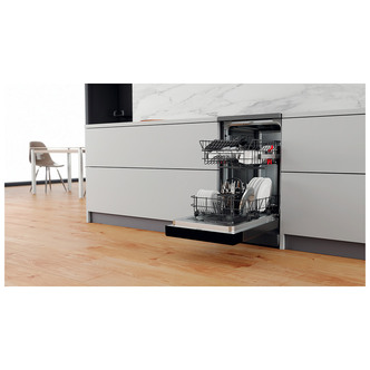 Whirlpool WSFE2B19XUK 45cm Slimline Dishwasher in St Steel 10 Place F