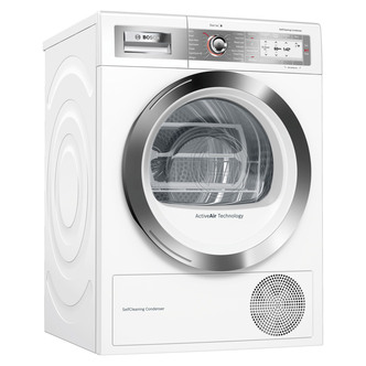 Bosch WTYH6791GB 9kg Serie-8 Heat Pump Tumble Dryer in White A++