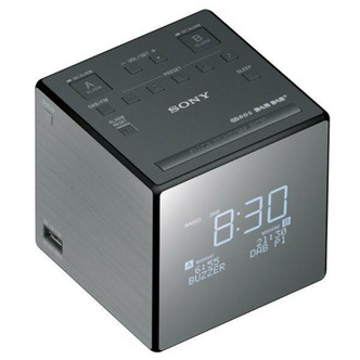 Sony XDRC1DBP Digital LCD DAB/DAB+/FM Clock Radio in Black