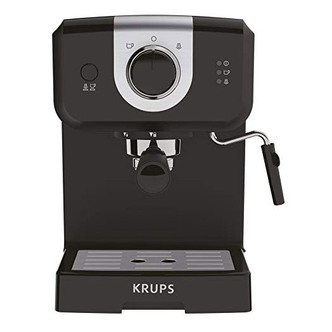 Krups XP320840 Espresso Coffee Machine in Black 15 Bar Pump Pressure