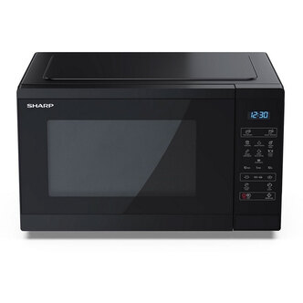 Sharp YC-MS252AU-B Microwave Oven - Black, 25L 900W