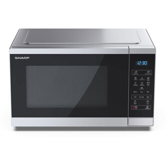 Sharp YC-MS252AU-S Microwave Oven - Silver, 25L 900W