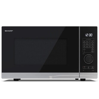 Sharp YC-PG254AU-S Microwave Oven With Grill Silver 25L 900W