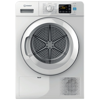 Indesit YTM1182XUK 8kg Heat Pump Condenser Dryer in White A++ Rated