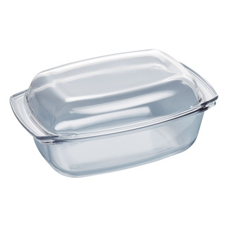 Neff Z11GT10X3 5 4L Capacity Oval Glass Casserole Dish With Lid