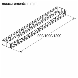 Neff Z92WWY9X2 Seamless Installation Kit 90cm