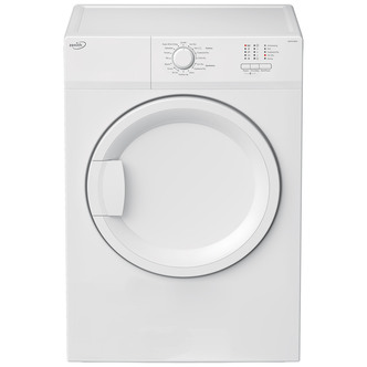 Zenith ZDVS700W 7kg Vented Dryer in White C Rated Sensor Delay
