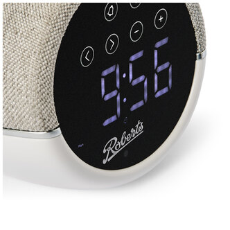 Roberts ZENPLUS W Zen Plus DAB Clock Radio in White Device Charging