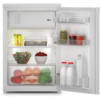 Zenith ZRS4584W 55cm Undercounter Fridge in White E Rated Icebox 101L