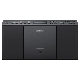 Sony ZSPE60B Portable CD Radio Boombox with USB Input in Black
