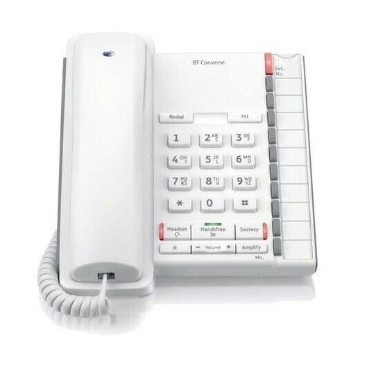 Image of BT 040207 BT Converse 2200 Corded Telephone in White