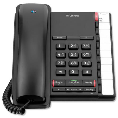 Image of BT 040208 BT Converse 2200 Corded Telephone in Black