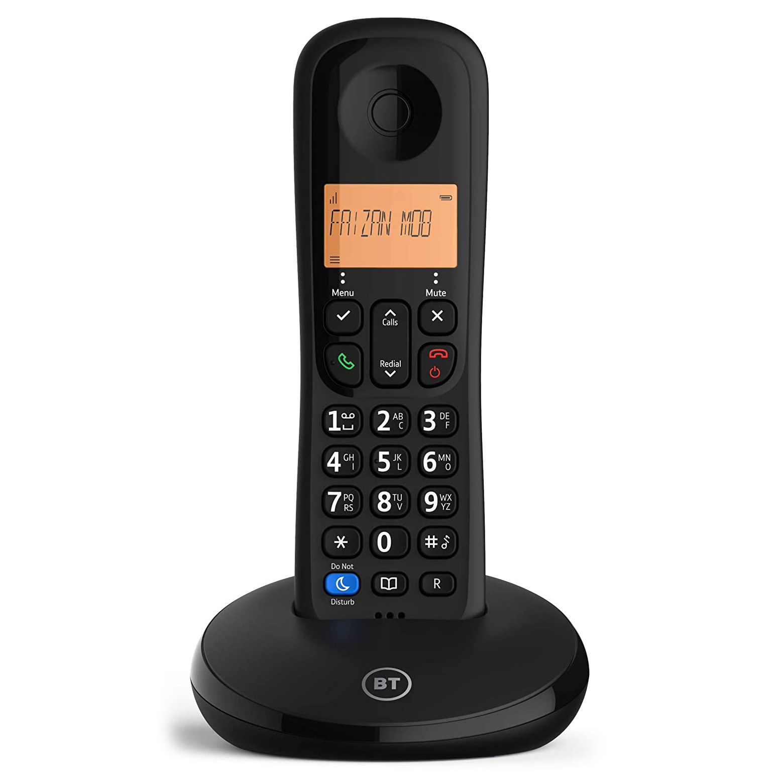 Image of BT 090661 BT Everyday Cordless Phone in Black Single Handset