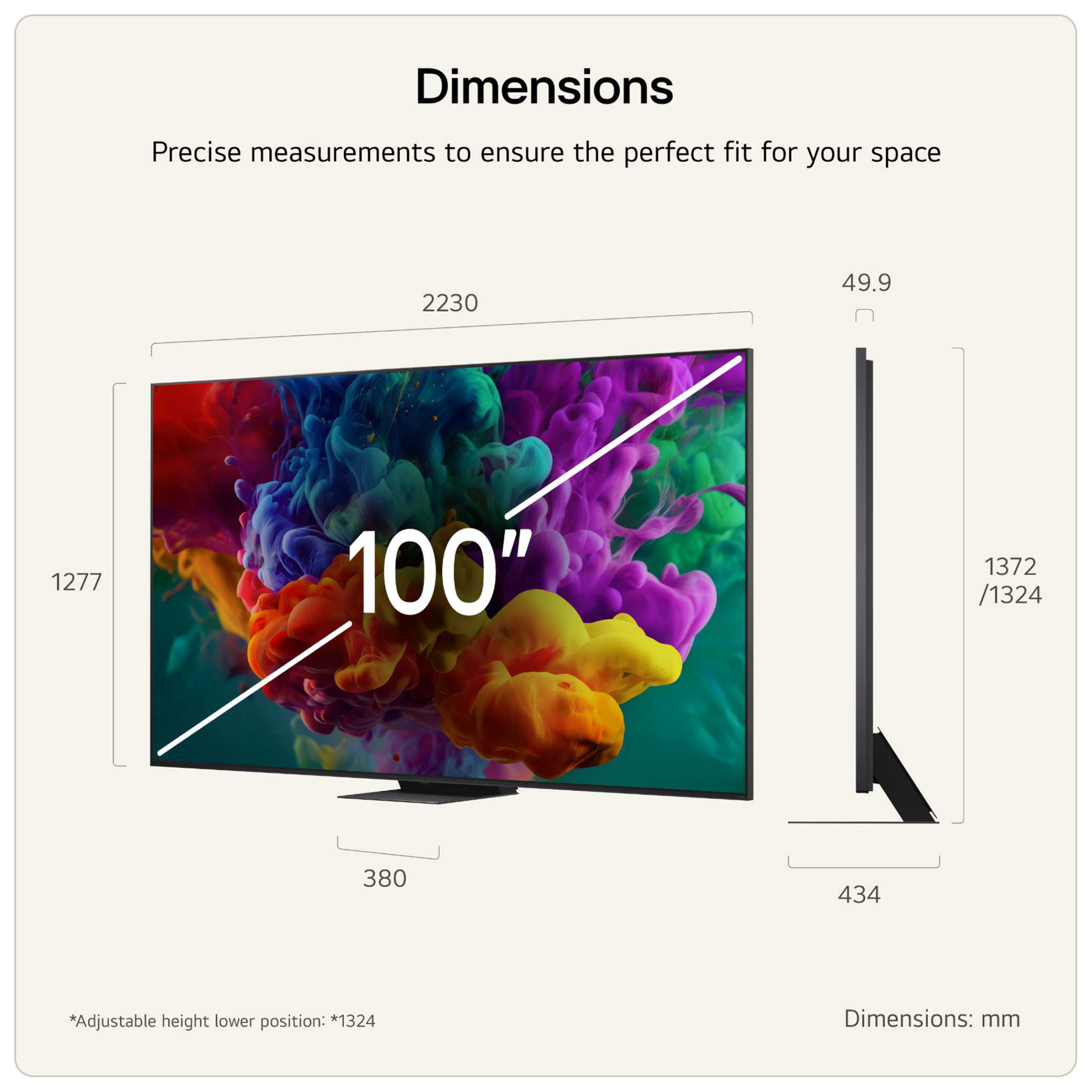 LG 100QNED87B6 100 4K Ultra HD HDR Smart QNED evo AI MiniLED TV Dolby, photo 3