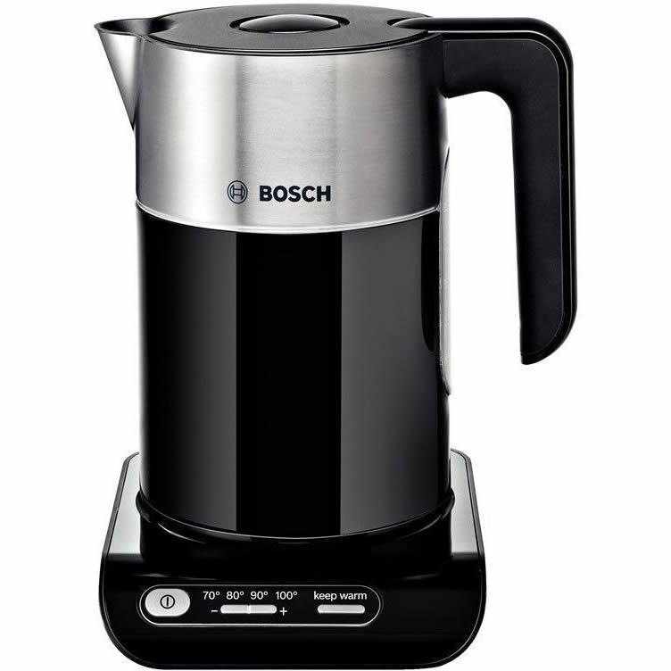 Bosch TWK8633GB STYLINE Range Kettle in Gloss Black