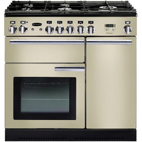Photos - Oven Rangemaster 91920 90cm PROFESSIONAL Gas Range Cooker in Cream Chrome 