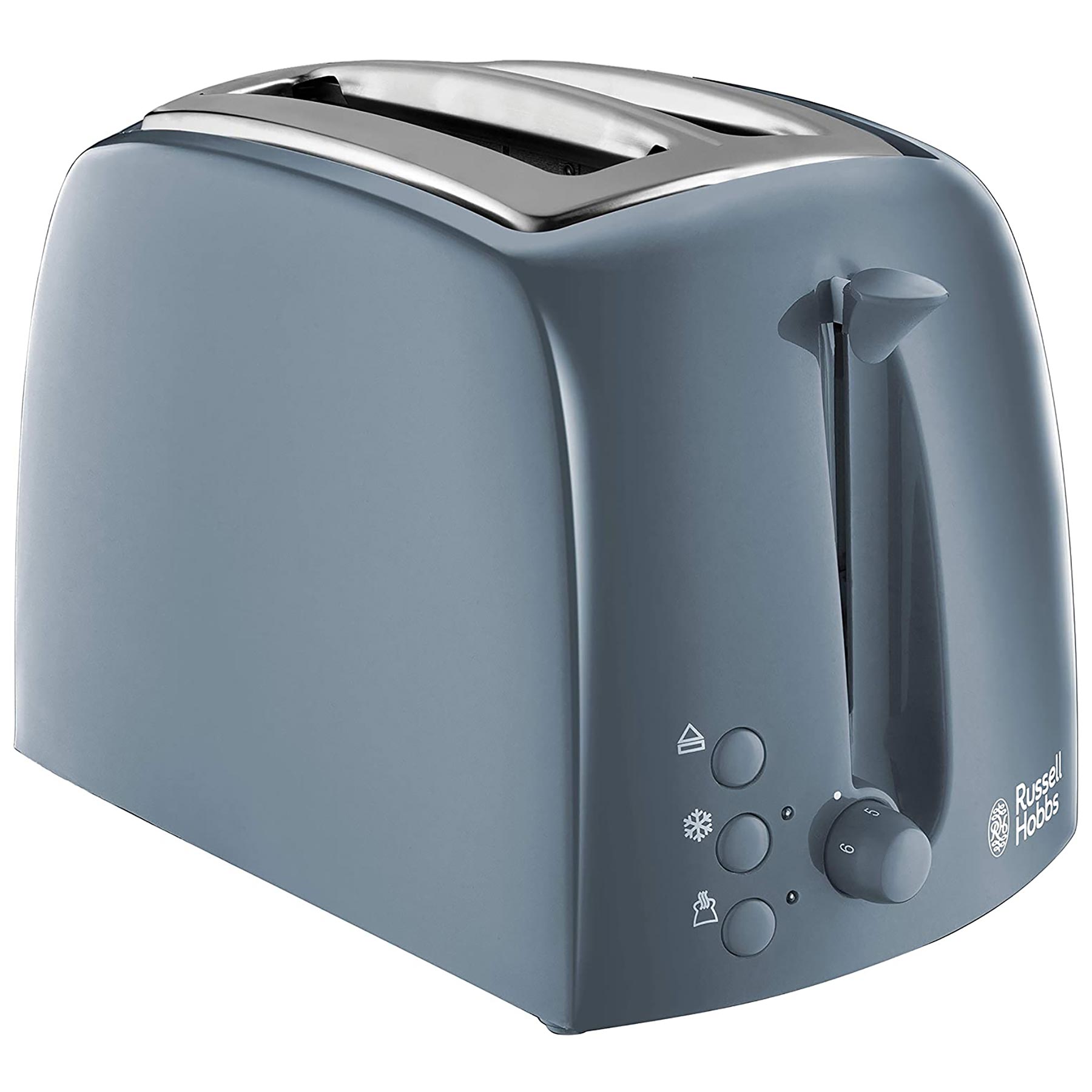 Image of Russell Hobbs 21644 Textures 2 Slice Toaster in Grey