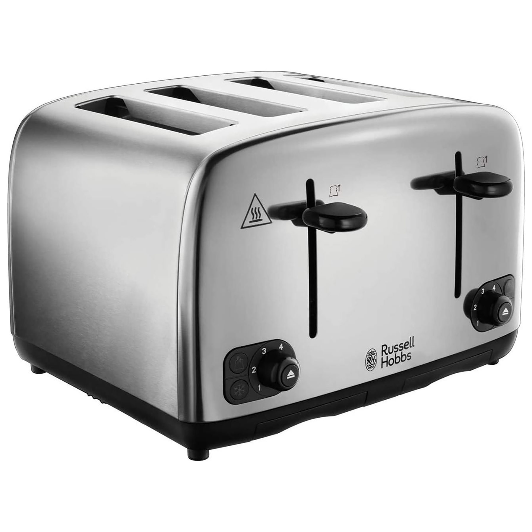 Image of Russell Hobbs 24090 Adventure 4 Slice Wide Slot Toaster Stainless Stee