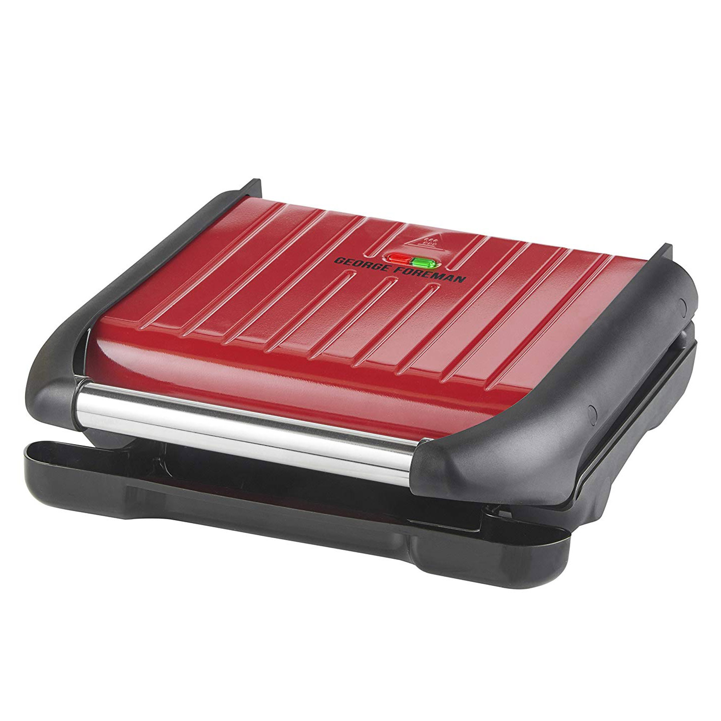 Image of George Foreman 25040 5 Portion Entertaining Health Grill in Red 1650 W