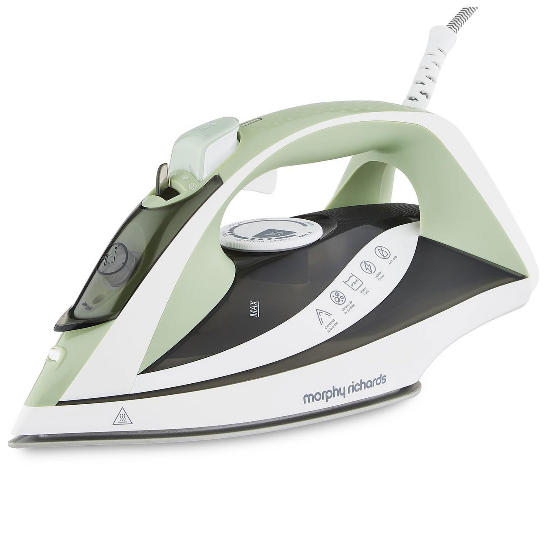 Morphy Richards 302010 Steam Flow Turbo Steam Iron Green 2400W