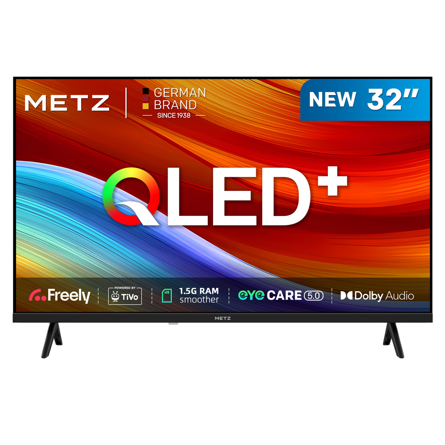 Metz 32MQH6800ZUK 32 HD Ready HDR Smart QLED TV HDR10 Dolby Audio