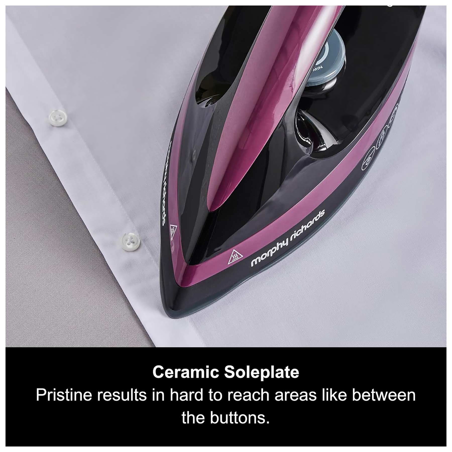Morphy Richards 332102 Speed Steam Pro Steam Generator Iron Autoclean Purple, photo 5