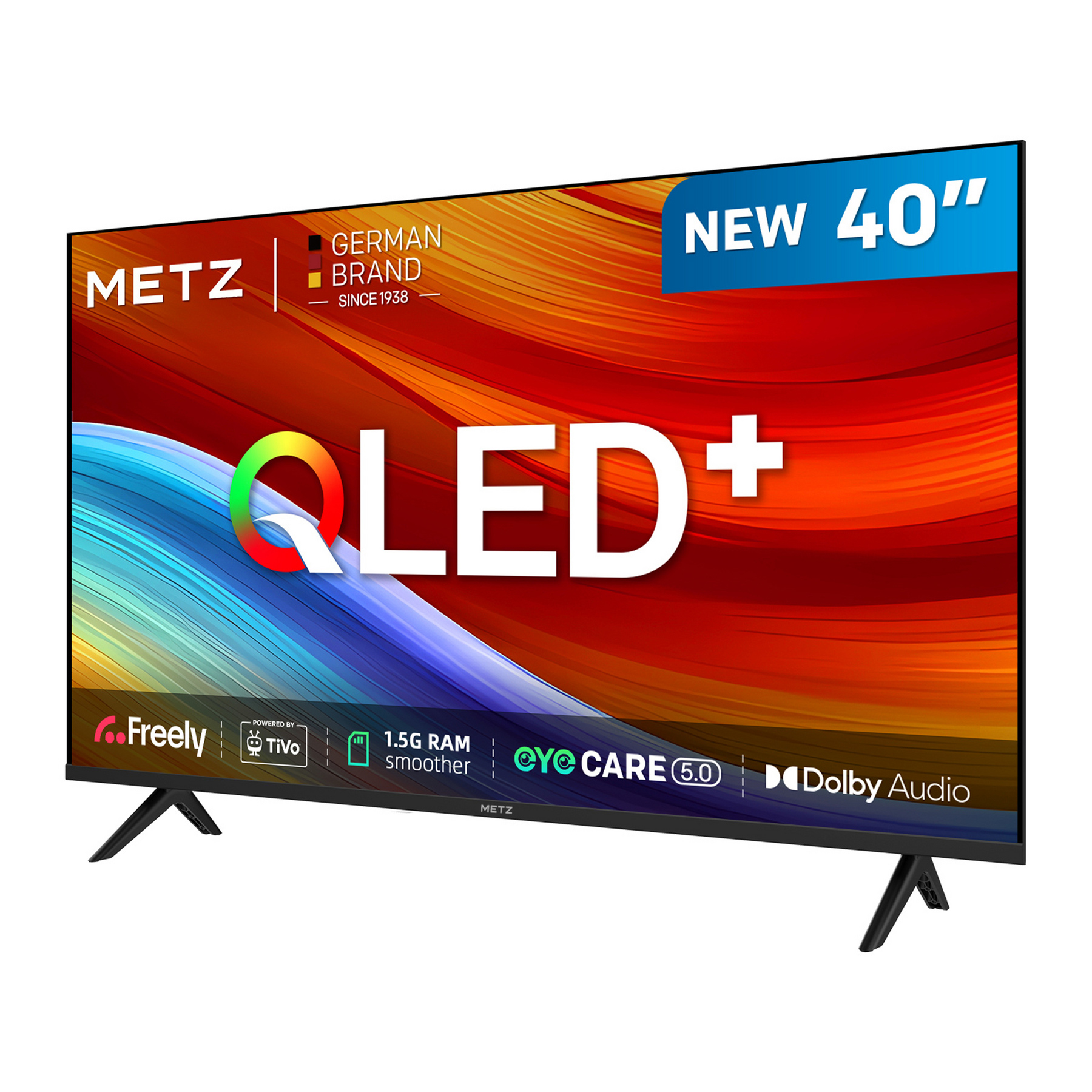 Metz 40MQH6800ZUK 40 Full HD HDR Smart QLED TV HDR10 Dolby Audio, photo 2