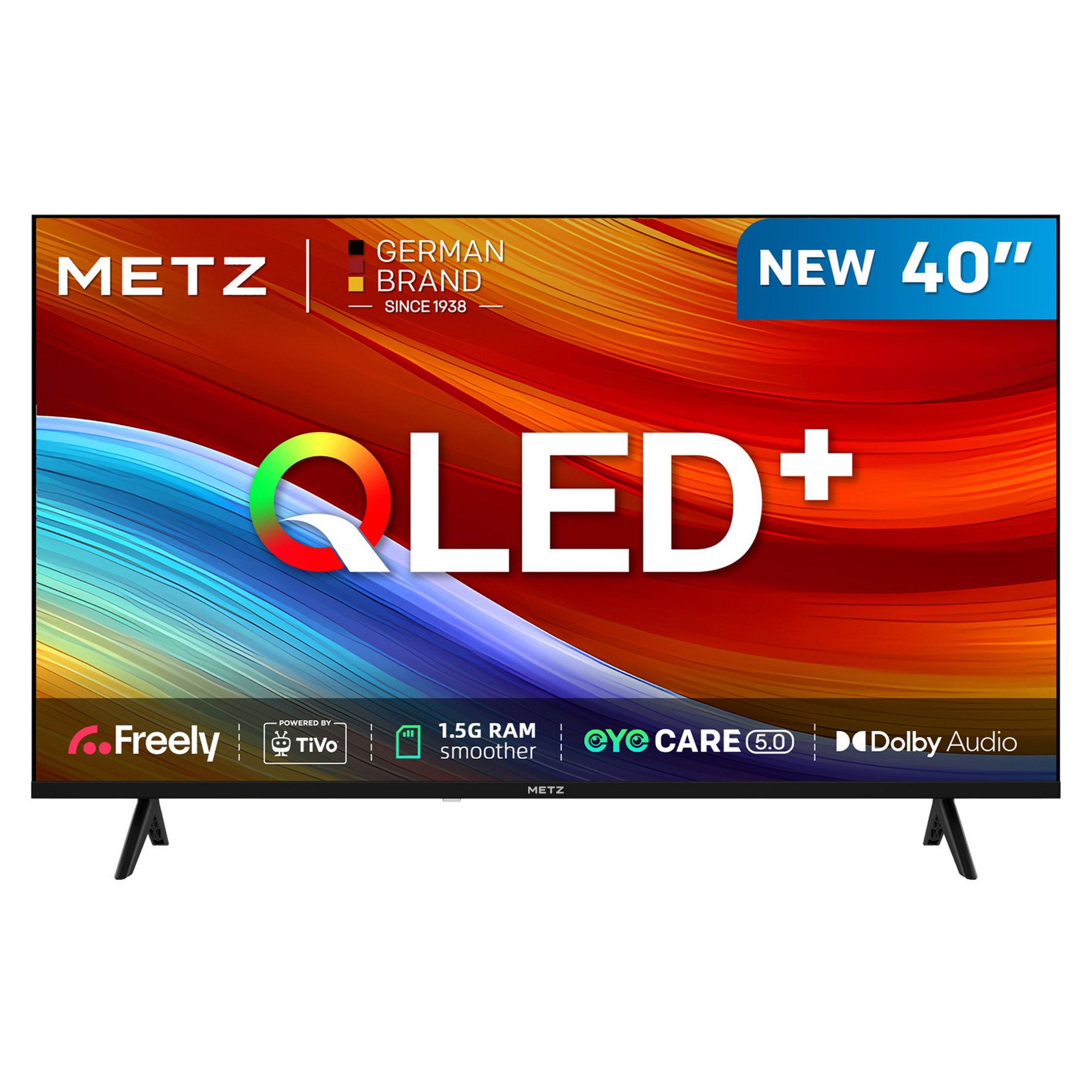Metz 40MQH6800ZUK 40 Full HD HDR Smart QLED TV HDR10 Dolby Audio
