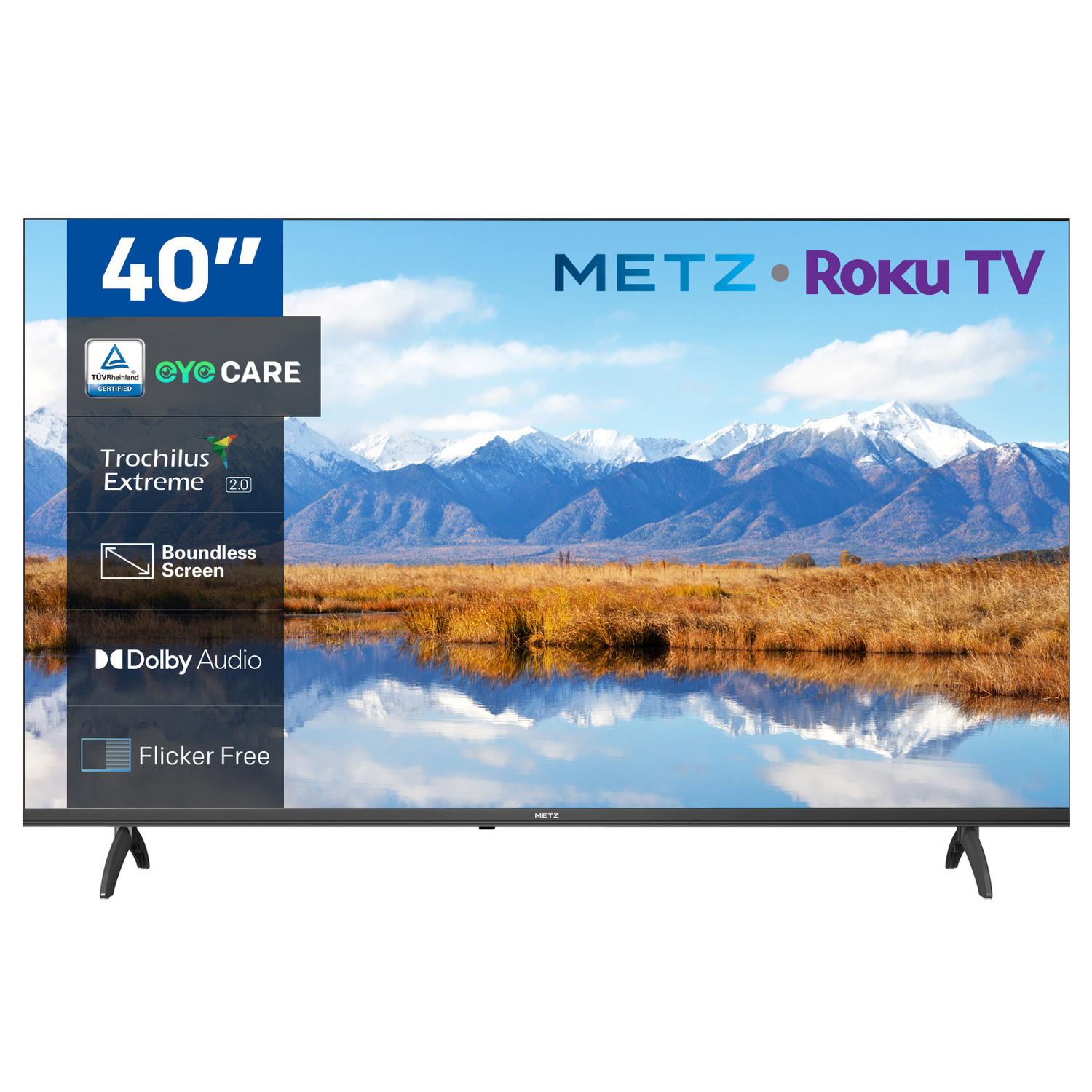 Metz 40MTF6000ZUK 40 Full HD 1080p Smart DLED TV Roku Smart TV