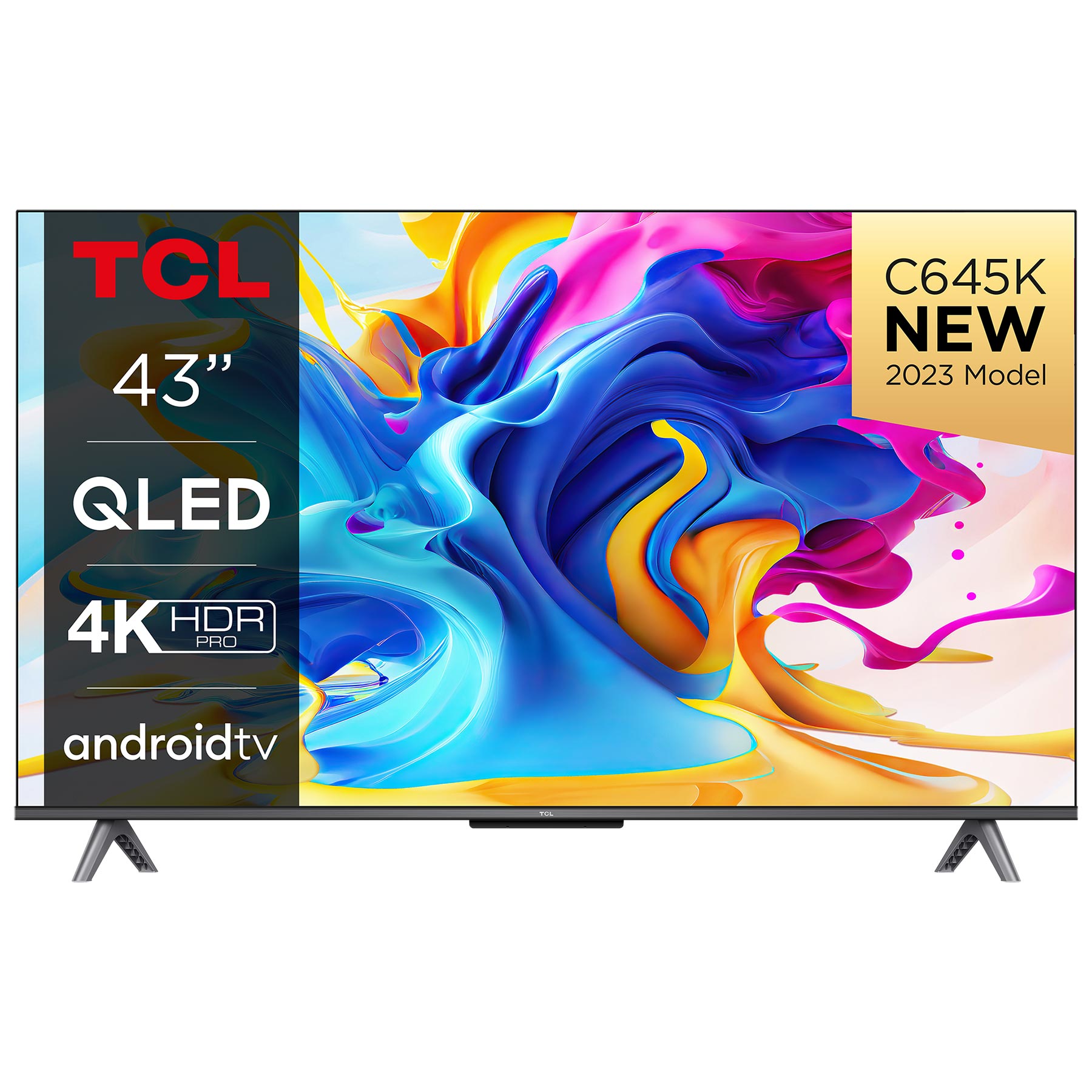 TCL 43C645K 43 4K HDR UHD Smart QLED TV Dolby Vision Dolby Atmos