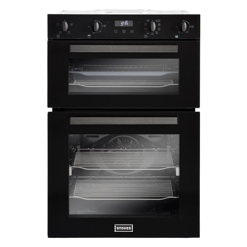 Photos - Oven Stoves 444410217 Built In Electric Double  in Black 72L A A Rated 