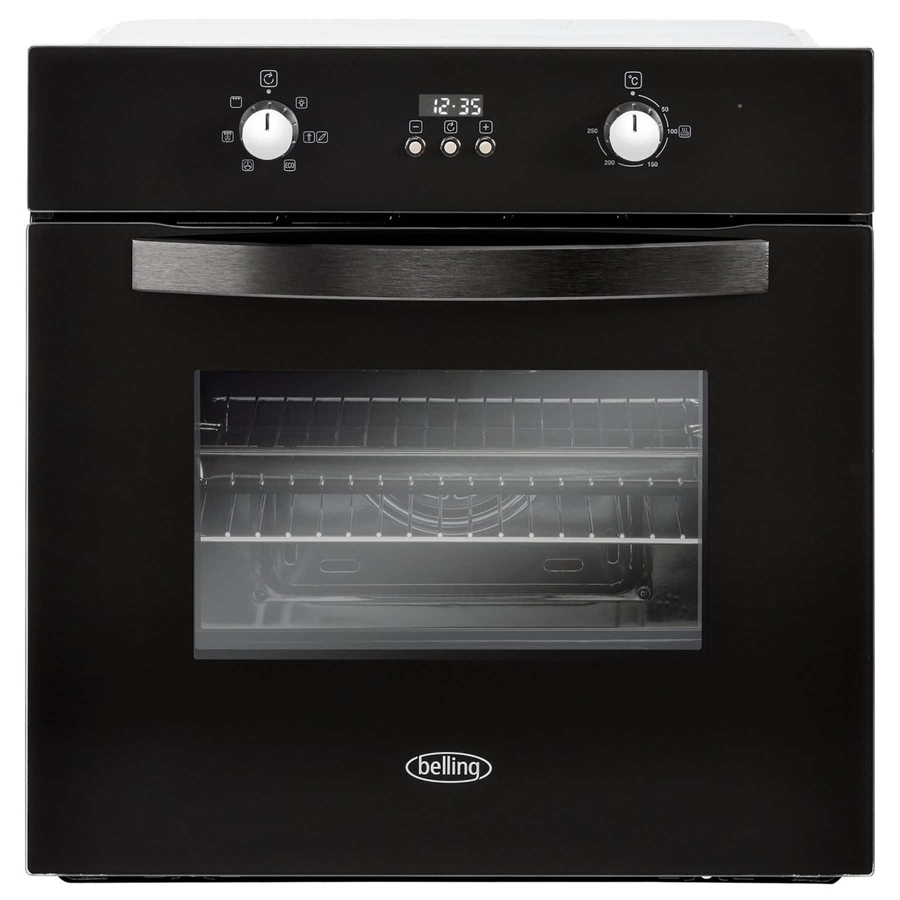 Belling 444410815 Built In Electric Single Oven in Black 70L A Rated