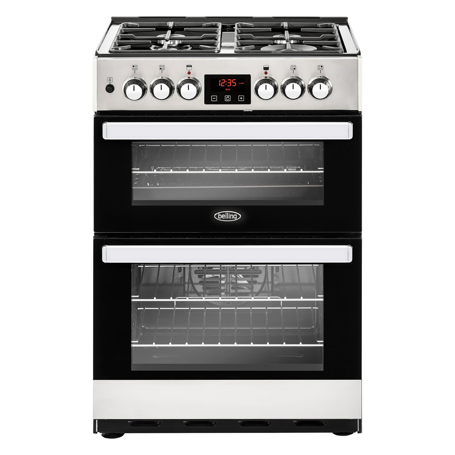 Image of Belling 444410822 60cm Cookcentre 60DF D Oven Dual Fuel Cooker in St S